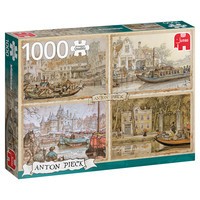 Puzzel Anton Pieck: Boten op de gracht 1000 stukjes (18855)