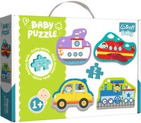 Puzzel baby Transport: 4x2 stukjes (36075)