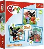 Puzzel Bing 3-in-1: 20/36/50 stukjes (34851)