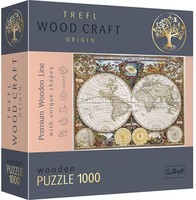 Puzzel hout Oude Wereldkaart: 1000 stukjes (20144)
