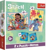 Puzzel en memory Stitch: 30/48 stukjes (93585)
