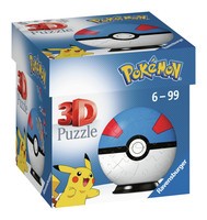 Puzzel great Pokeball Pokemon 3d: 54 stukjes (112654)