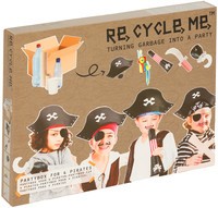 Knutselpakket Re-Cycle-Me: feestje voor 4 piraten (RE16BI107)