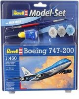 Model Set Boeing 747-200 Revell: schaal 1:450 (63999)