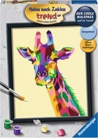 Bonte giraffe Schilderen op nummer (289264)