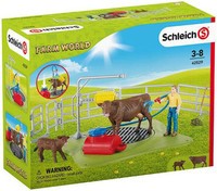 Vrolijke koeienwastraat Schleich (42529)
