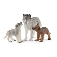 Moeder wolf met puppy`s Schleich (42472)
