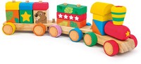 Sevi Wooden Blocks Train Set: 34x7x11 cm (88050)