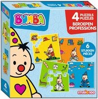 Bumba puzzel - beroepen: 4x6 stukjes