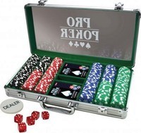 Pro Poker koffer: 300 chips (03092)