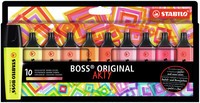 Markeerstiften Stabilo Boss Arty warm colors: 10 stuks (70/10-1-20)