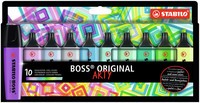 Markeerstiften Stabilo Boss Arty cool colors: 10 stuks (70/10-2-20)
