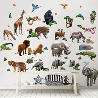Muursticker Jungle Walltastic: 82 stickers (46528)