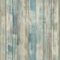 Stickerbehang PS Decor: Blue Distressed Wood (RMK9052WP)
