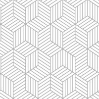 Stickerbehang PS Decor: Stripped Hexagon (RMK10705WP)