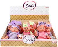DISPLAY Babypop mini 21 cm Beau Toi-Toys: 12 stuks (02080Z-ASS)