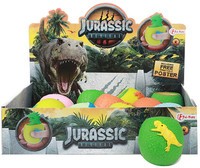 DISPLAY Knijp ei dino Jurassic Revival Toi-Toys: 12 stuks (35110Z-ASS)