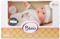 Babypop Beau met muts Toi-Toys: 23 cm (02157A)