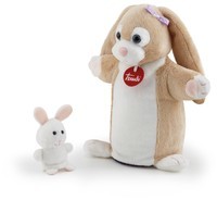 Trudi Puppet and Baby Bunny: 24x23x9 cm (S-29866)
