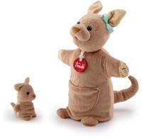 Trudi Puppet and Baby Kangaroo: 23x25x10 cm (S-TUDG0000)