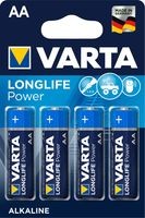 Batterijen Varta Longlife AA: 4 stuks (4906)