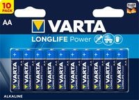 Batterijen Varta Longlife AA: 10 stuks (4906bl)